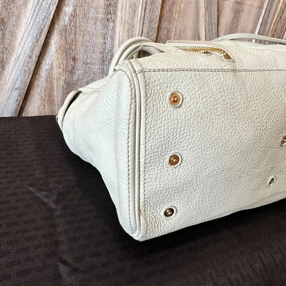 Gherardini 1885 Firenze Italian Pebbled Leather Tote Bag - Picture 11 of 13